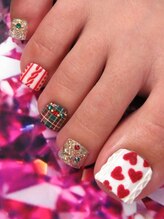 カラーズ 浜松店(colors)/もこもこハートタータンチェック