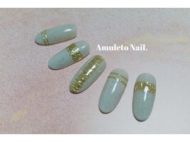 ゴールドラインネイル