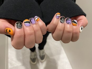 ハロウィンネイル