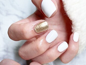 ミエルネイル 天神大名(miel nail)/お客様ハンド：ワンカラー