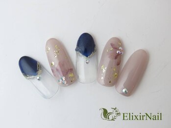 エリクサーネイル 五反田(Elixir Nail)/定額a シンプル/クーポン使用