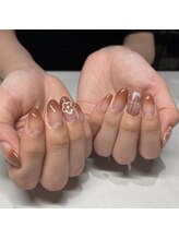 ミントリーフ バイ リート(Mint leaf by Reat)/ピンクブラウングラデーション