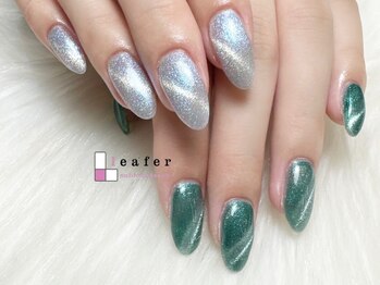 リーファネイルズ 岡山学南町店(Lea'ferNails)/マグネットネイル