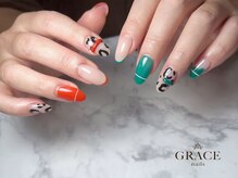 グレース ネイルズ(GRACE nails)/木下　楢本担当　ハロウィン