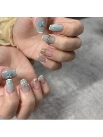 冬のきらきらブルー