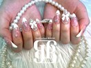 ラメチークフレンチネイル☆