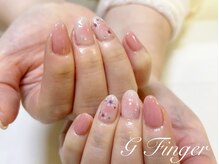 ジーフィンガー 大井町店(G Finger)/桜×チークネイル