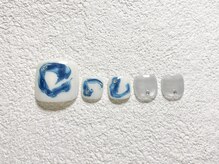ピース(PEACE)/フットネイル/ニュアンスネイル
