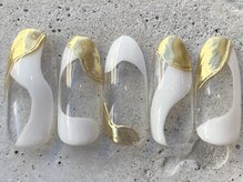 フリークネイル(FREAK Nail)/クリアミラーブライダル ¥12000