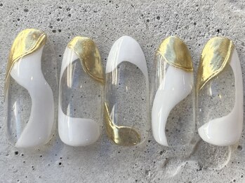 フリークネイル(FREAK Nail)/クリアミラーブライダル ¥12000