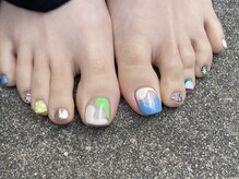 カラグラス 岡本店(calla glass)/24s/s foot nail