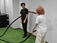 エススタイルボディケアラボラトリー(S-style body care laboratory)の雰囲気（バトルロープでシェイプアップ！）