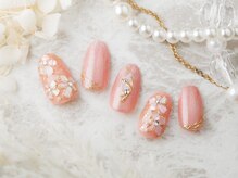 ジュアール(JuAR)/シェルフラワーネイル