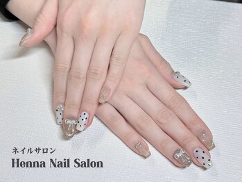 ガーリースタイルのネイルアート