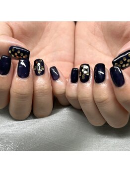 ネイビーネイル