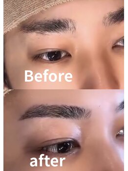 トップ ブロウ オム(TOP BROW HOMME)/眉毛失敗 メンズアイブロウ