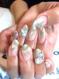 ゴージャスマーブルネイル＊