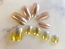 ナル バイ ネイルブレイク(Nalu by Nail Break)/ミラーグラデーション