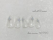 ネイルアート ジマー/クリアニュアンスコース¥6990