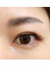 印象激変！まつ毛パーマ&眉デザインWAX(眉メイク込み)　￥13200→￥11800 