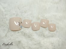 アンベリール 横浜店(Embellir)/(436)雪の結晶フットネイル