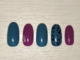 アニマル柄ネイル♪