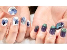 ネイル シスター(nail sister)/夜空とインクネイル