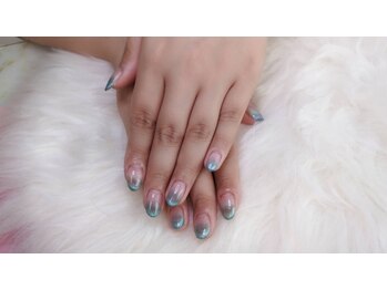 オーロラパウダー仕上げ