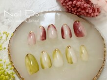 ネイルドール(Nail Doll)/アシメ　ニュアンス