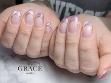 グレース ネイルズ(GRACE nails)/マグネットフレンチ