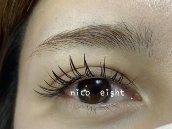 ニコエイト(nico eight)の写真/【人気No.1】フラットラッシュ120本★ナチュラルだけどしっかり盛れる！理想の“かわいい”を叶えます♪