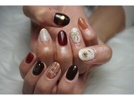 チェックネイル