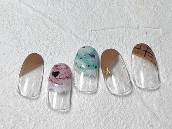 夏デザイン/アイスネイル