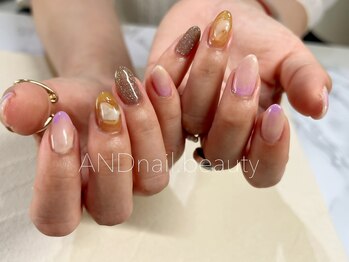 アンドネイル ビューティー(AND nail,beauty)/夏ネイル/ニュアンス/藤沢