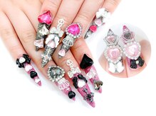 ネイルコレクション ピンク(Nail Collection Pink)/スカルプ放題☆ゴテゴテネイル