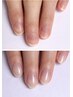 ジェル・自爪育成【クリア仕上げ】 自爪風/艶orマット