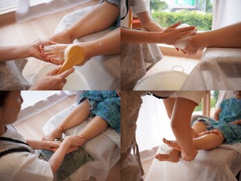 ノイシュ(Neusch)の写真/”足から癒される究極フットケア”たっぷりの泡と香りに包まれながら角質ケア・極上マッサージで癒しを…