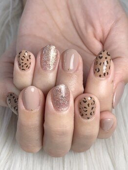 インプレス 鶴見店(Impress)/ヒョウ柄ネイル