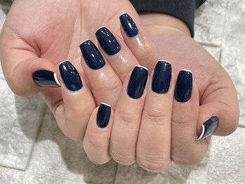 ルナ 京都駅前店(Luna)/ワンカラー+細ライン