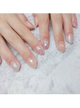 エトワール 中川中島店(Etoile)/ジュワッとチークネイル！