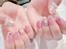 ラルネイル 大宮(Lull. nail)/#ガーリー#うさ耳#ラメグラ
