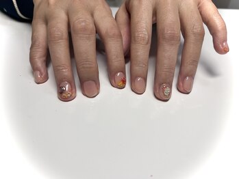 ヒミツキチ 恵比寿店(himitsukichi)/ニュアンス秋フラワーフレンチ