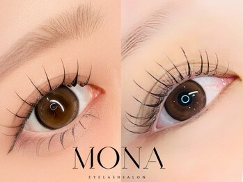 モナ 名駅(MONA)の写真/【栄駅・久屋大通】フラットマット/高級セーブル/ワンホン/選べる長さ、本数で自然に盛れる束感まつげに♪