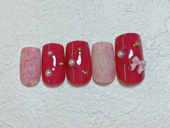 ネイルビート(NAIL BEAT)/リボンネイル　韓国　キラキラ