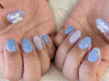ブルーガーリーネイル