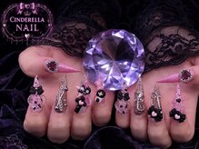 シンデレラネイル(CINDERELLA NAIL)/【チップ長さだしネイル】
