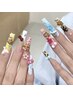 【Hand】可愛くキャラクター3Dつけ放題¥7980