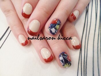 キッカ(kicca)/お花ペイントデザイン