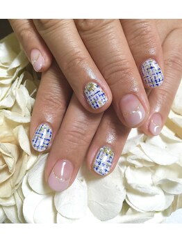 ツイードネイル