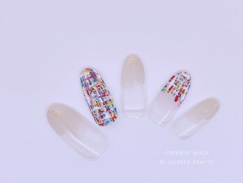 テラスアヴェダビューティー(Terrace AVEDA beauty)/ツイードネイル